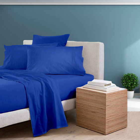 Home Quality 4 PCs Sheet Set 1000 TC Egyptian Cotton AU King Multi Colors 